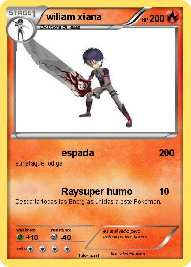 Pokemon wiliam xiana