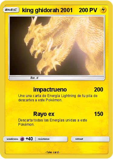 Pokemon king ghidorah 2001