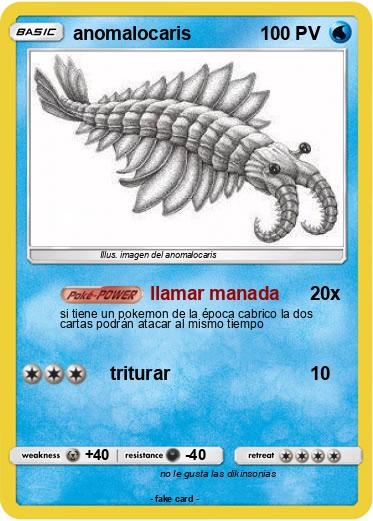 Pokemon anomalocaris