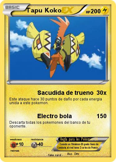 Pokemon Tapu Koko
