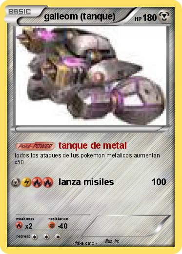 Pokemon galleom (tanque)