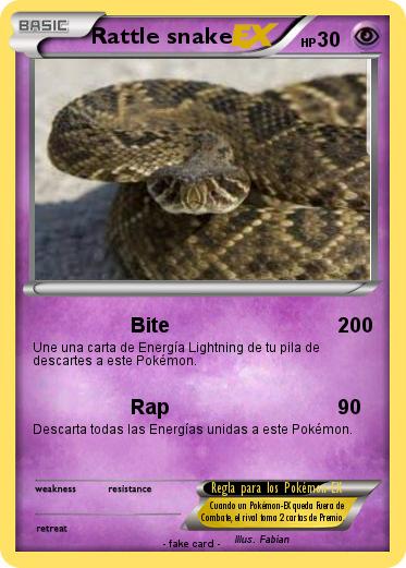Pokemon Rattle snake