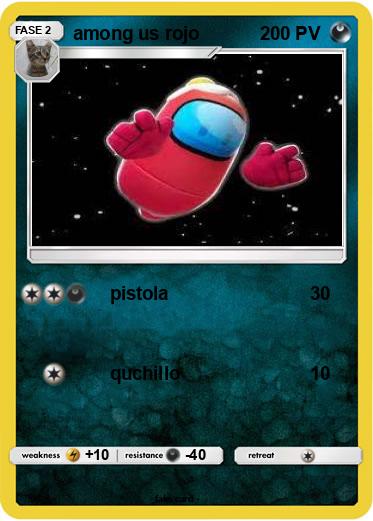 Pokemon among us rojo