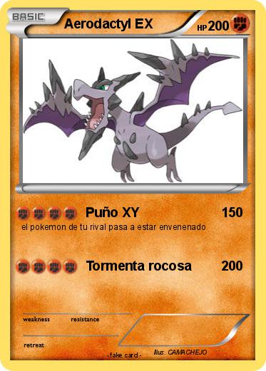 Pokemon Aerodactyl EX