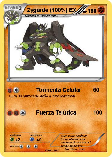 Pokemon Zygarde (100%) EX