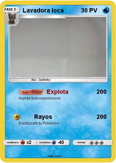 Pokemon Lavadora loca