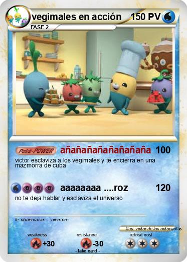 Pokemon vegimales en acción