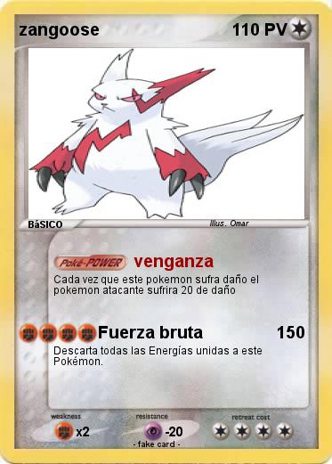 Pokemon zangoose
