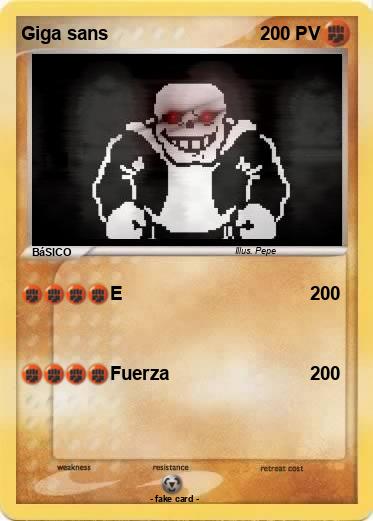 Pokemon Giga sans