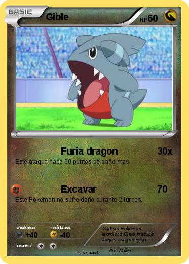 Pokemon Gible