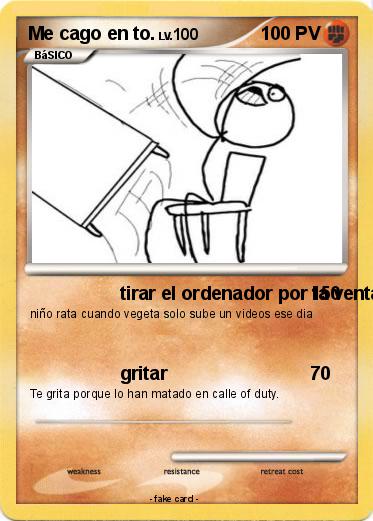 Pokemon Me cago en to.