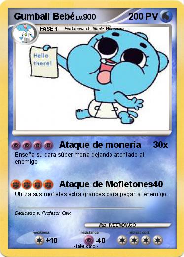 Pokemon Gumball Bebé