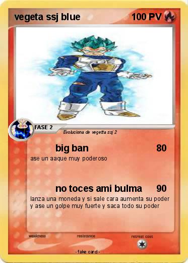 Pokemon vegeta ssj blue