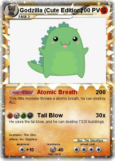 Pokemon Godzilla (Cute Edition)