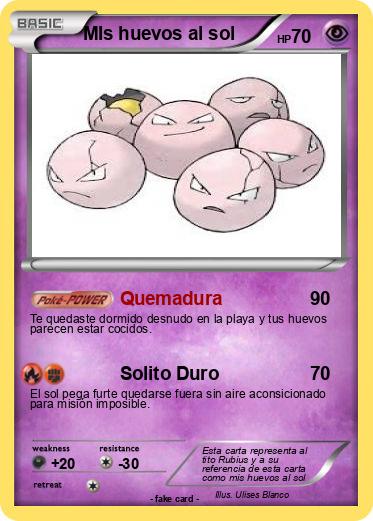 Pokemon MIs huevos al sol