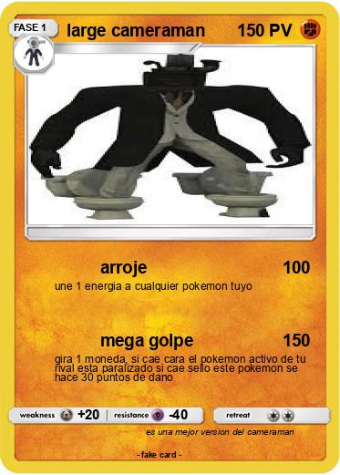 Pokemon large cameraman