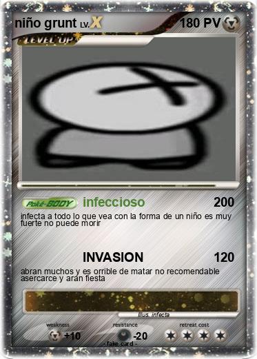 Pokemon niño grunt