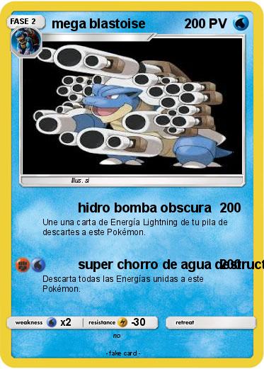 Pokemon mega blastoise