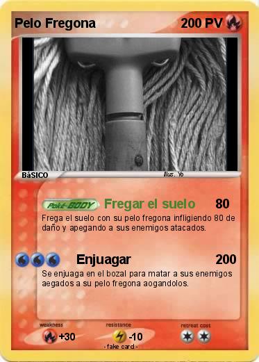 Pokemon Pelo Fregona
