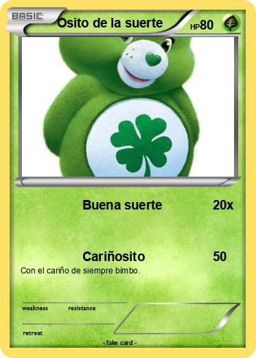 Pokemon Osito de la suerte