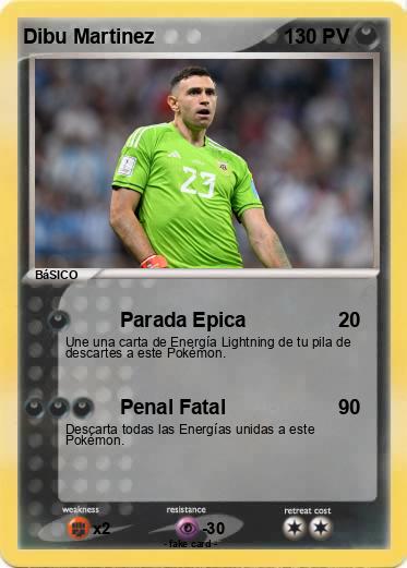 Pokemon Dibu Martinez