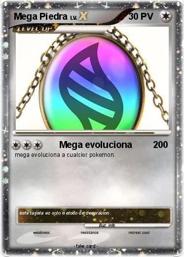 Pokemon Mega Piedra
