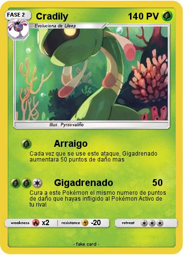 Pokemon Cradily