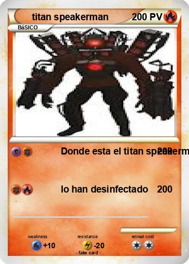 Pokemon titan speakerman