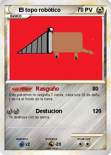 Pokemon El topo robótico