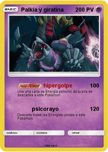 Pokemon Palkia y giratina