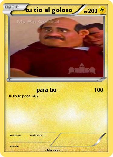 Pokemon tu tio el goloso