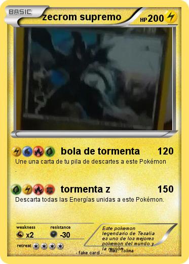 Pokemon zecrom supremo