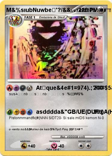 Pokemon M&%sıubNuwbeɹ'?/&&
