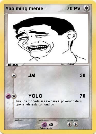 Pokemon Yao ming meme