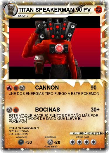 Pokemon TITAN SPEAKERMAN