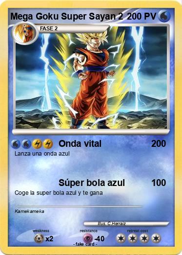 Pokemon Mega Goku Super Sayan 2