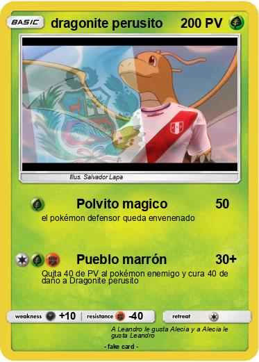 Pokemon dragonite perusito