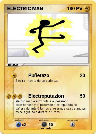 Pokemon ELECTRIC MAN