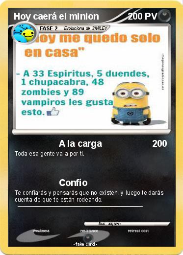 Pokemon Hoy caerá el minion