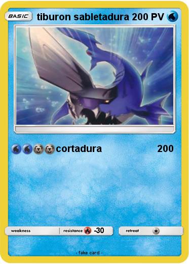 Pokemon tiburon sabletadura
