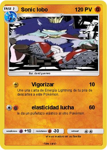 Pokemon Sonic lobo