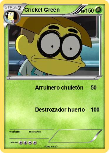 Pokemon Cricket Green