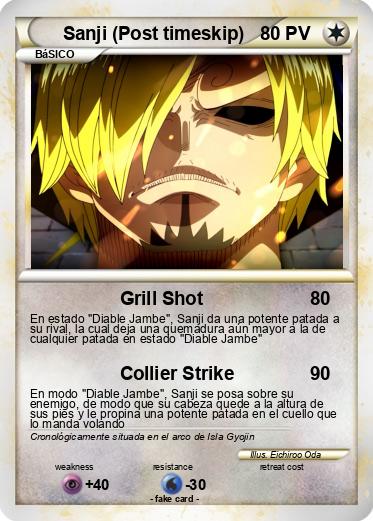 Pokemon Sanji (Post timeskip)