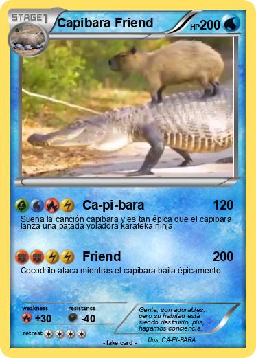 Pokemon Capibara Friend