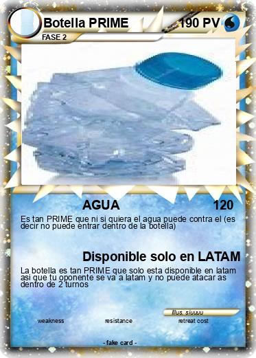 Pokemon Botella PRIME