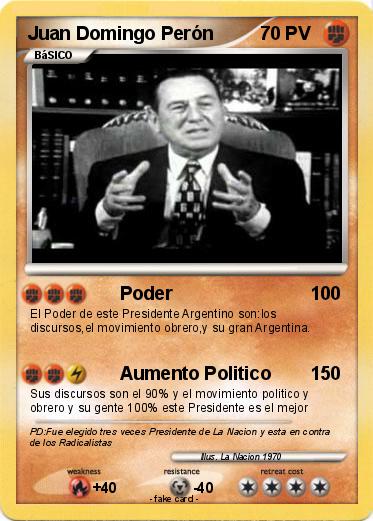 Pokemon Juan Domingo Perón