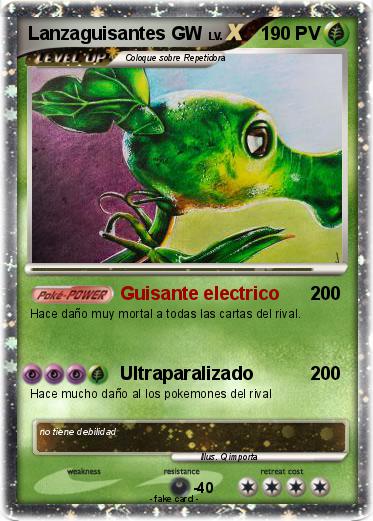 Pokemon Lanzaguisantes GW
