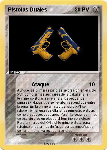 Pokemon Pistolas Duales