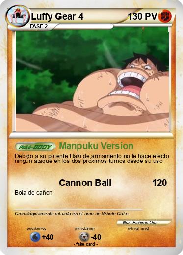 Pokemon Luffy Gear 4