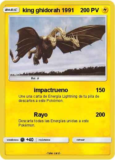 Pokemon king ghidorah 1991
